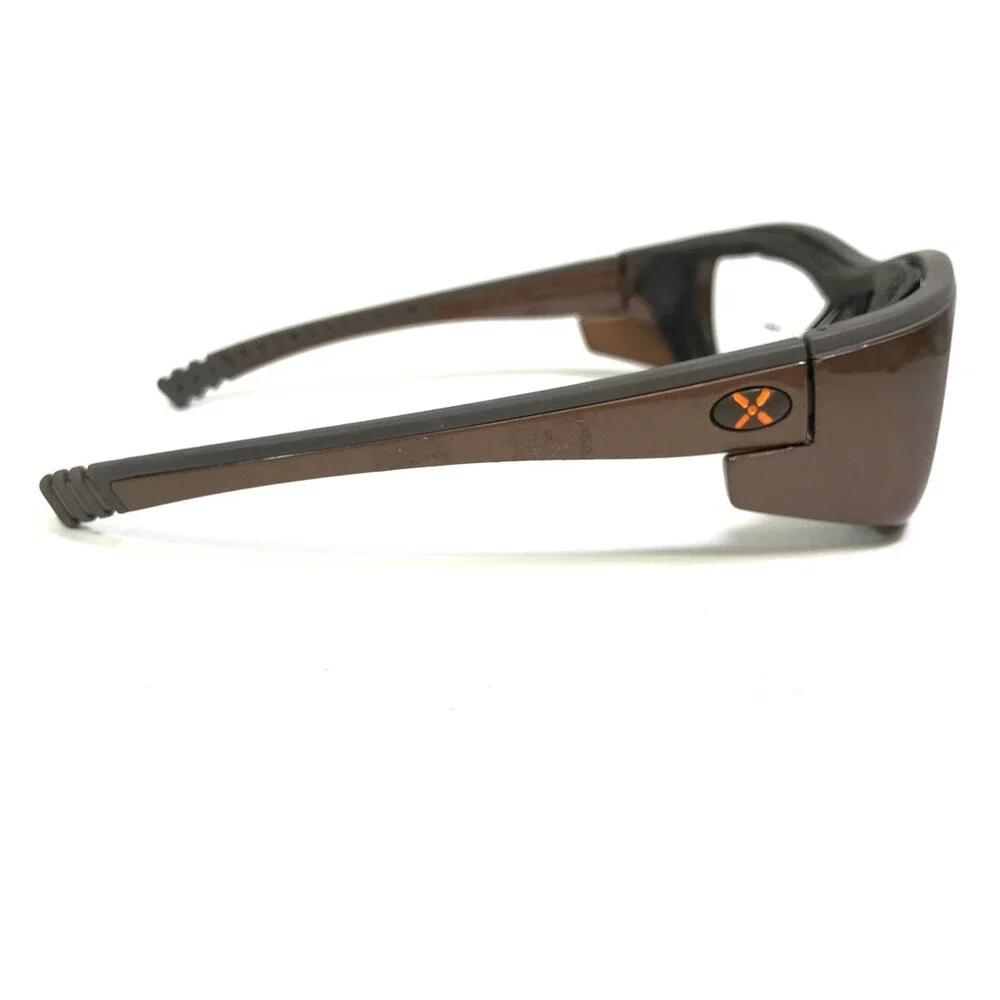 Uvex Safety Goggles Eyeglasses Frames Titmus 166 Shiny Brown Z87-2 60-13-127